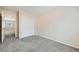 Neutral bedroom with a standard closet and carpet flooring at 7547 Rolling River Dr, Las Vegas, NV 89131