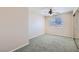 Bedroom featuring new carpeting and a window at 7547 Rolling River Dr, Las Vegas, NV 89131