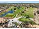 Picturesque view of the golf course and water features in a Sun City Summerlin community at 10413 Marymont Pl, Las Vegas, NV 89134