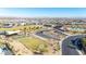 Aerial view of the community park with playground, soccer field, and ample parking at 11015 Sanctuary Cove Ct, Las Vegas, NV 89135
