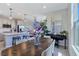 Beautiful kitchen and dining area with island, perfect for entertaining and modern living at 11739 Emerald Lake Ave, Las Vegas, NV 89138