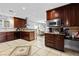 Well lit kitchen with stainless appliances and plenty of counter and cabinet space at 120 W Highland Dr, Henderson, NV 89015