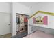 bedroom featuring a unique bunkbed with a playhouse-style design and closet at 1310 Ripplestone Ave, North Las Vegas, NV 89081