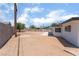Expansive backyard with potential for customization and landscaping opportunities at 1313 Purple Sage Ave, Las Vegas, NV 89108