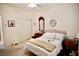 This is a bedroom featuring a bed with soft linens, closet, and neutral decor for a serene atmosphere at 1830 Lake Wales St, Henderson, NV 89052