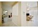 Wide, tiled hallway leading to other areas of the home at 1830 Lake Wales St, Henderson, NV 89052