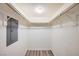 Spacious walk-in closet with ample shelving and wooden rod for organization at 2838 Geary Pl # 4017, Las Vegas, NV 89109