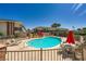 Community pool with sun loungers, perfect for relaxing and socializing at 2838 Geary Pl # 4017, Las Vegas, NV 89109