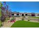 Charming single-story home features a well-maintained yard with lush greenery and desert landscaping at 3917 Leon Ave, Las Vegas, NV 89130