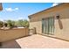 Backyard patio features an outdoor space, accessible sliding door and serene outdoor view at 4212 Helens Pouroff Ave, North Las Vegas, NV 89085