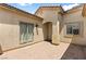 Charming courtyard area with secure gate and outdoor lighting providing a private retreat at 4212 Helens Pouroff Ave, North Las Vegas, NV 89085