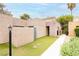 Charming home exterior with landscaped front yard, walkway, and neutral stucco facade at 4232 Park Ct, Las Vegas, NV 89110