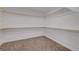 Spacious walk-in closet with neutral carpet and ample shelving for storage at 4641 Therapeutic St, North Las Vegas, NV 89031