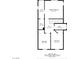 Second floor layout featuring a primary bedroom with walk in closet and two additional bedrooms at 5282 Monterey Park Cir, Las Vegas, NV 89146