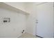 Functional laundry room with ample space and convenient connections at 5282 Monterey Park Cir, Las Vegas, NV 89146