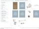 The Secondary bath features vanity cabinets, faucet and bath accessories at 658 Agate Bridge St, Las Vegas, NV 89138