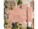 Overhead view showcases a spacious home and manicured backyard at 7250 Birkland Ct, Las Vegas, NV 89117