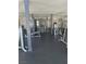 Community fitness center with weight machines and rubber flooring for residents at 8925 W Flamingo Rd # 105, Las Vegas, NV 89147