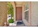 Close-up of front door entrance at 9104 Pearl Cotton Ave, Las Vegas, NV 89149