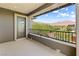 Balcony offering beautiful views of the surrounding landscape and mountains at 7017 Pearl Hilltop Ct, Las Vegas, NV 89148