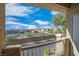 Enjoy community views from the private balcony, with blue skies above and beautiful scenery to behold at 10001 Peace Way # 2322, Las Vegas, NV 89147