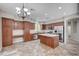Well-lit kitchen featuring stainless steel appliances and a central island at 1013 Brinkman St, Las Vegas, NV 89138