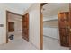 Hallway with entrances to a closet and bedroom at 112 Quail Run Rd, Henderson, NV 89014