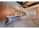 Large room with rough ceiling, ample space, and natural light creates potential for customization at 112 Quail Run Rd, Henderson, NV 89014
