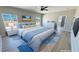Staged bedroom featuring a modern design with stylish furniture and decor at 1131 Lupin St, Pahrump, NV 89048