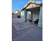 Backyard patio area featuring a covered patio with a concrete tiled floor at 1617 Stonefield St, Las Vegas, NV 89144
