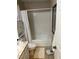 Bathroom featuring granite countertop, white cabinets, and bathtub with shower at 1866 Camino Verde Ln, Las Vegas, NV 89119
