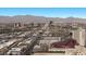 Overhead shot of the Las Vegas cityscape, showing the buildings and roads at 2000 N Fashion Show Dr # 5617, Las Vegas, NV 89109