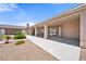 Inviting covered back patio provides ample space for outdoor dining and entertaining with mountain views at 2031 Silver St, Pahrump, NV 89048
