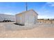 Convenient storage shed in the backyard, perfect for storing tools and equipment with easy access at 2031 Silver St, Pahrump, NV 89048