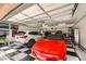 Spacious two car garage with checkered tile flooring and ample room for storage at 2050 W Warm Springs Rd # 3624, Henderson, NV 89014