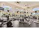 Well-equipped gym featuring exercise machines, weights, and large windows at 2050 W Warm Springs Rd # 3624, Henderson, NV 89014