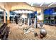 State-of-the-art fitness center equipped with weights, machines, and cardio equipment for a complete workout at 222 Karen Ave # 2305, Las Vegas, NV 89109