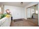 Bright entryway with decorative details, tiled floor, and closet at 2755 E Russell Rd, Las Vegas, NV 89120