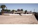 Desert landscaping surrounding a single story home at 2755 E Russell Rd, Las Vegas, NV 89120