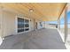 Large covered back patio with direct access to home's interior at 321 Oil Lantern Ln, Las Vegas, NV 89145
