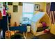 Whimsical room featuring a play tent, creative storage, and playful decor at 3763 Sonrisa Vista Ave, Henderson, NV 89044