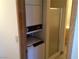 Conveniently located washer and dryer inside the unit near the shower at 4050 Pacific Harbors Dr # 214, Las Vegas, NV 89121