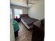 Bedroom offering a comfortable sleeping space with furnishings and a ceiling fan at 4503 Springdale Ave, Las Vegas, NV 89121