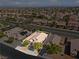 An aerial view showcases the property's location within a well-planned community; outlined in white at 5115 Morning Splash Ave, Las Vegas, NV 89131