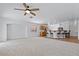 Open floor plan with spacious living room, breakfast bar and kitchen at 5115 Morning Splash Ave, Las Vegas, NV 89131