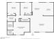 Detailed floor plan showcasing the layout with bedrooms, bathrooms, kitchen, and living areas at 5200 Blanton Dr, Las Vegas, NV 89122