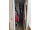 Well-organized closet featuring ample storage space and a variety of clothing, providing functionality and convenience at 6208 Mandarin Dr, Las Vegas, NV 89108