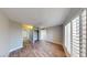 Spacious bedroom enhanced with bright natural light from window with plantation shutters at 8070 W Russell Rd # 1046, Las Vegas, NV 89113