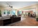Open-concept floor plan with a spacious living room, dining area, and kitchen at , Las Vegas, NV 89131