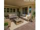 A covered patio features comfortable seating, perfect for outdoor entertaining at , Las Vegas, NV 89131